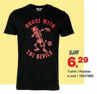 Bristol T-shirt - panther aanbieding
