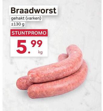 Bon Ap Braadworst aanbieding