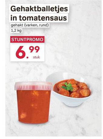 Bon Ap Gehaktballetjes In Tomatensaus aanbieding