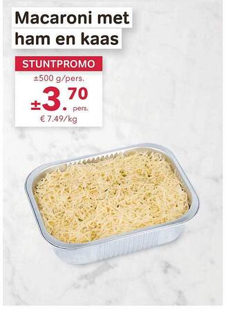 Bon Ap Macaroni Met Ham En Kaas aanbieding