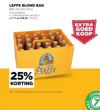 Jumbo Leffe Blond Bak aanbieding