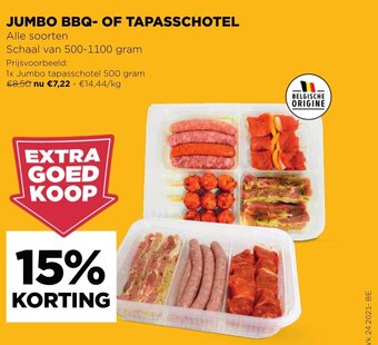 Jumbo Jumbo BBQ- of Tapasschotel aanbieding