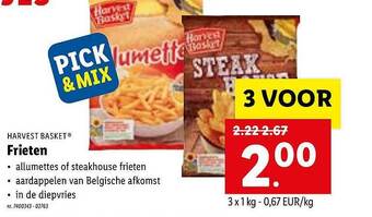 Harvest Basket Frieten