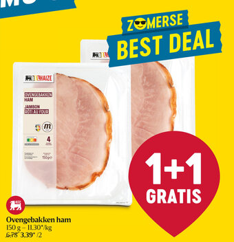 Delhaize Ovengebakken Ham aanbieding