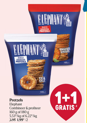 Elephant Pretzels Sea Salt , Tomatoes& Herbs