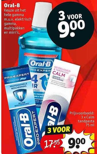 Kruidvat Oral-b aanbieding