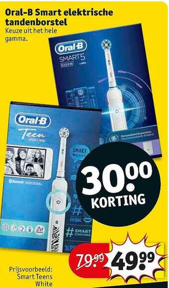 Kruidvat Oral-b Smart Elektrische Tandenborstel aanbieding
