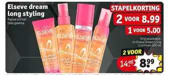 Kruidvat Elseve Dream Long Styling aanbieding