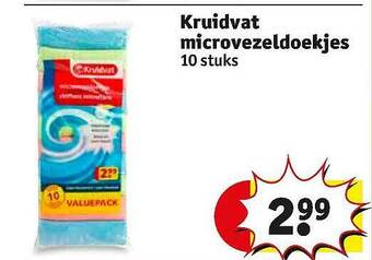 Kruidvat Kruidvat Microvezeldoekjes aanbieding