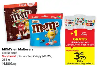 M&M's en maltesers 255g