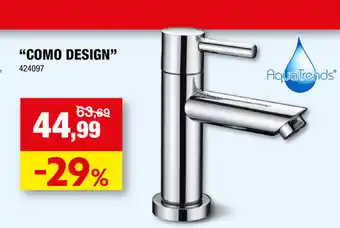 Hubo Aquatrends Como koudwaterkraan design chroom, 424097 aanbieding