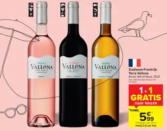 Carrefour Market Zuidwest-frankrijk terra vallona aanbieding