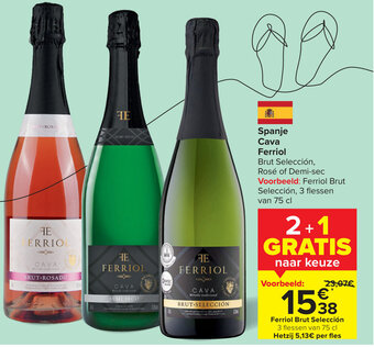 Carrefour Market Spanje cava ferriol aanbieding