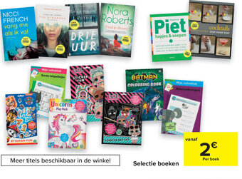 Carrefour Market Selectie boeken aanbieding