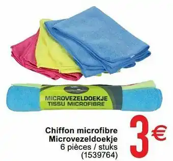 Chiffons microfibre microvezeldoeken