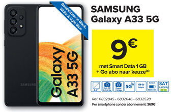 Carrefour Market Samsung galaxy A33 5G aanbieding