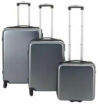 HEMA HEMA Koffer - 77x52x28 - Recycled PET - Grijs (antraciet) aanbieding