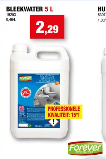 Hubo Forever Bleekwater 5 L, 15203 aanbieding