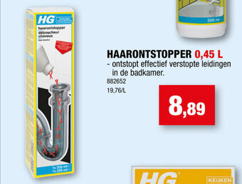 Hubo HG Haarontstopper 0,45 L, 882652 aanbieding