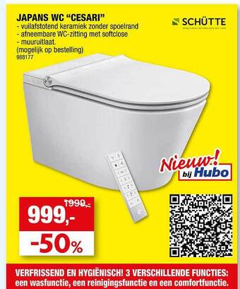 Hubo Japans Wc aanbieding