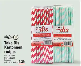 Take Dis Kartonnen Rietjes
