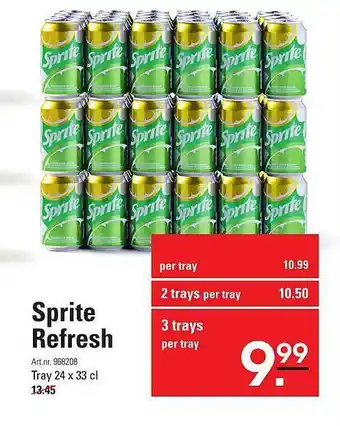 Sligro Sprite Refresh aanbieding