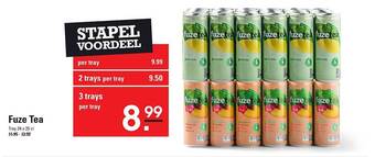 Sligro Fuze Tea aanbieding