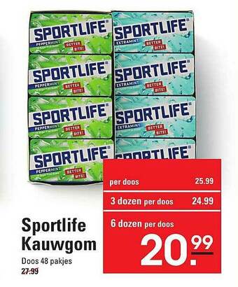 Sportlife Kauwgom