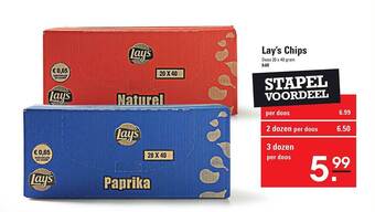 Sligro Lay's Chips aanbieding