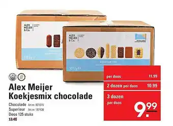 Sligro Alex Meijer Koekjesmix Chocolade aanbieding