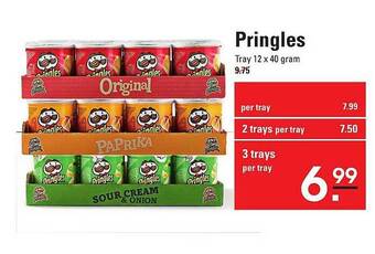 Sligro Pringles aanbieding