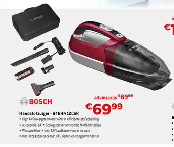 Exellent Bosch Handstofzuiger - B4BHN12CAR aanbieding