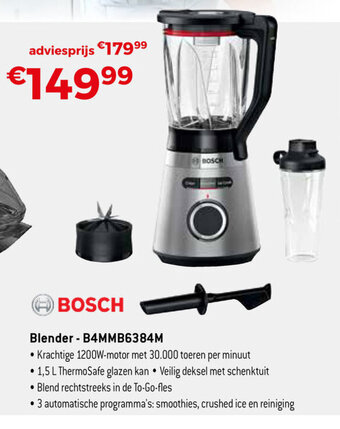 Exellent Bosch Blender - B4MMB6384M aanbieding