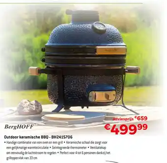 Exellent BergHOFF Outdoor keramische BBQ - BH2415706 aanbieding