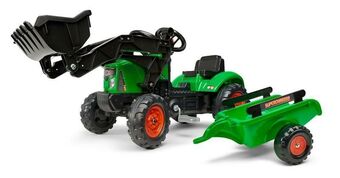 Falk Green Supercharger Pedal Charger Met Trailer