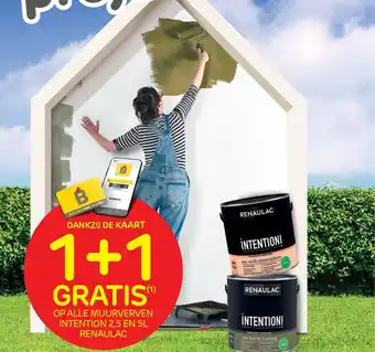 Brico Intention 2,5 en 5L Renaulac aanbieding