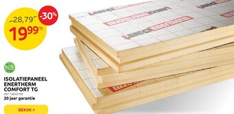 Brico Isolatiepaneel Enertherm Comfort TG aanbieding