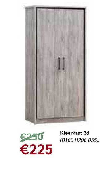 Crack Kleerkast 2d aanbieding