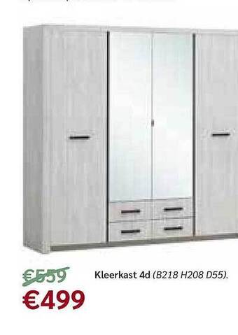 Crack Kleerkast 4d aanbieding