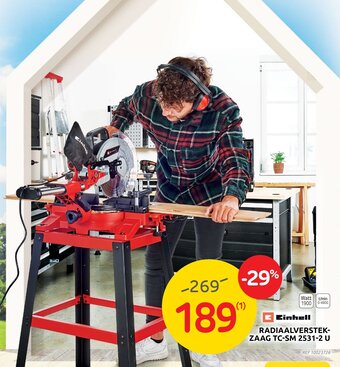 Einhell Radiaalverstek Zaag TC-SM 2531-2 U