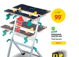 Brico Wolfcraft Werkbank Master 600 aanbieding