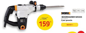 Brico Worx Boorhamer WX333 aanbieding
