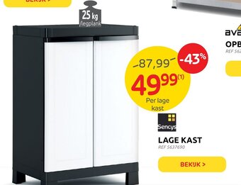 Brico Sencys Lage Kast aanbieding