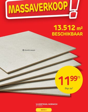 Brico Vloertegel Norwich aanbieding