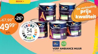 Brico Levis Verf Ambiance Muur aanbieding