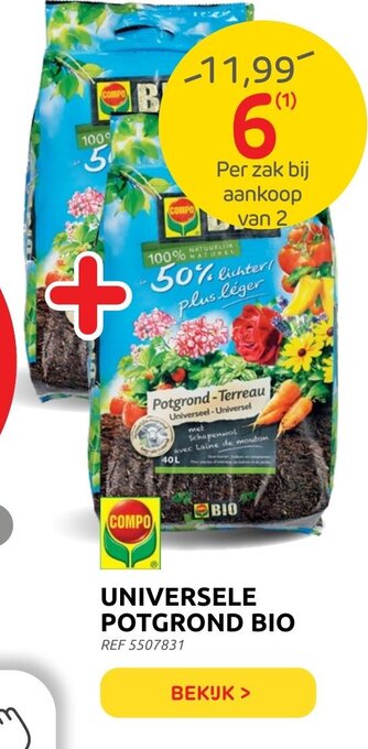 Brico Universele Potgrond Bio aanbieding
