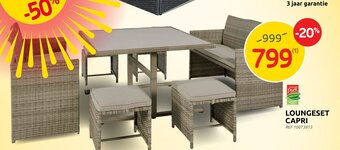 Brico Loungeset Capri aanbieding