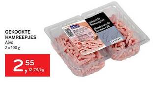 Alvo Gekookte Hamreepjes aanbieding