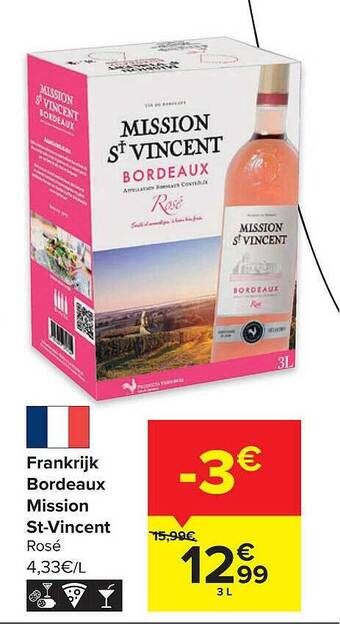 Carrefour Bordeaux Mission Stvincent aanbieding
