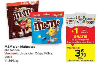 Carrefour M&m's En Maltesers aanbieding